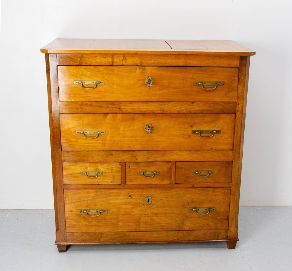 19th Century Buffet Secretaire in Cherry, France, 1890s