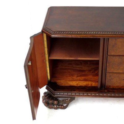 19th Century Burr Walnut Sideboard, 1890s-UBE-1417661