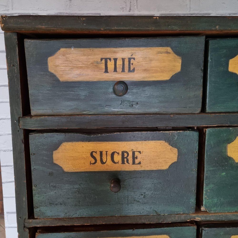 19th Century Cabinet with Drawers, 1890s