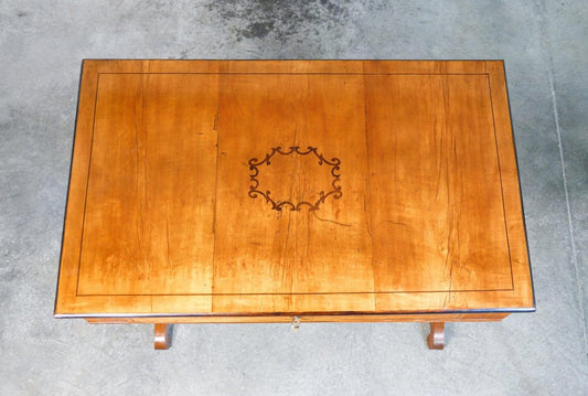 19th Century Carlo X Desk in Cherry Wood