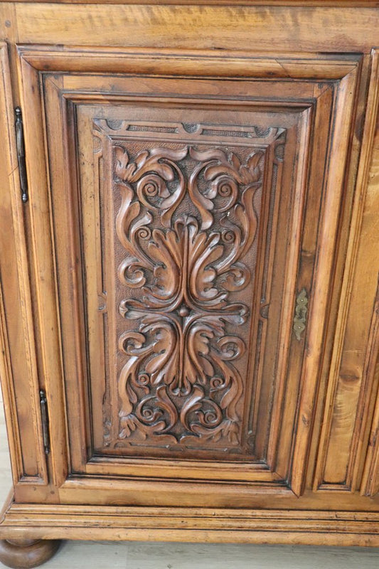 19th Century Carved Walnut Sideboard