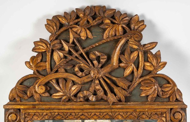 19th Century Carved Wood Mirror in the style of Louis XVI-WFS-1324378