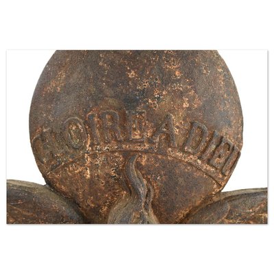 19th Century Cast Iron Angel on Base-NQ-1787237