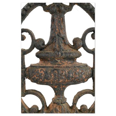 19th Century Cast Iron Convent Ornament on Base-NQ-1788063