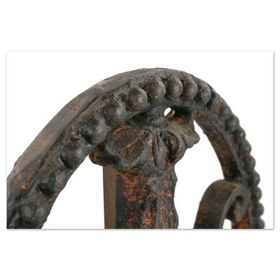 19th Century Cast Iron Convent Ornament on Base-NQ-1788063