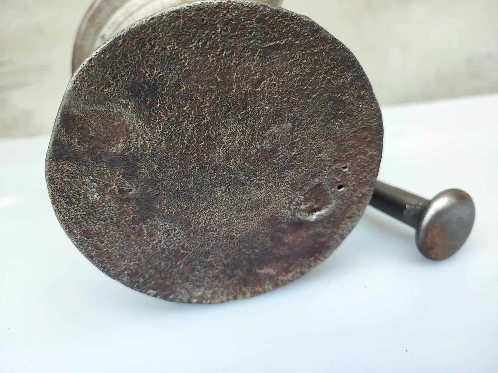 19th Century Cast Iron Mortar