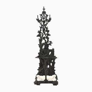 19th Century Cast Iron Red Riding Hood & the Wolf Porte Manteau or Hall Stand, 1890s-MY-1444877