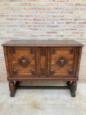 19th Century Catalan Spanish Buffet with 2 Doors-NOU-1076357