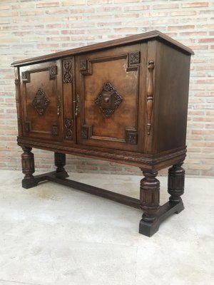 19th Century Catalan Spanish Buffet with 2 Doors-NOU-1076357