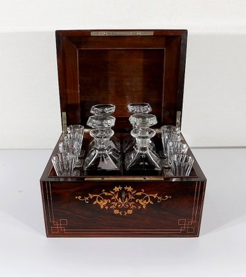 19th Century Charles X Precious Wood Liqueur Cabinet-RVK-1226644