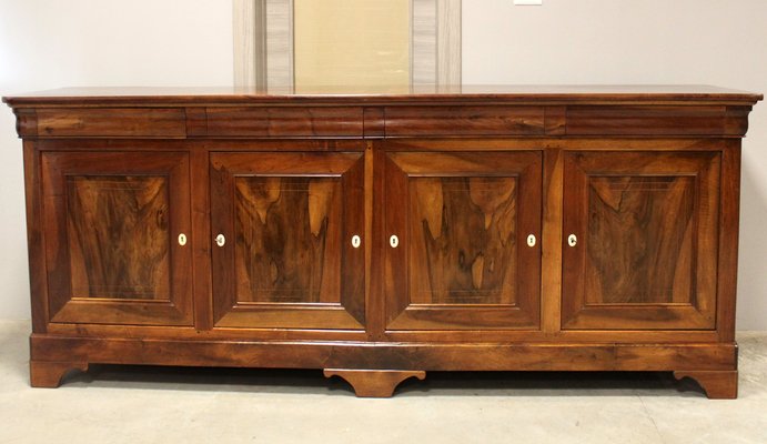 19th Century Charles X Walnut Sideboard-UMS-1444572