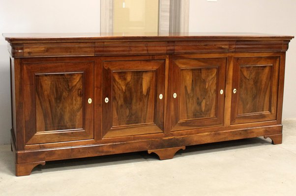 19th Century Charles X Walnut Sideboard-UMS-1444572