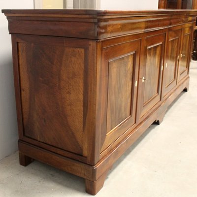 19th Century Charles X Walnut Sideboard-UMS-1444572