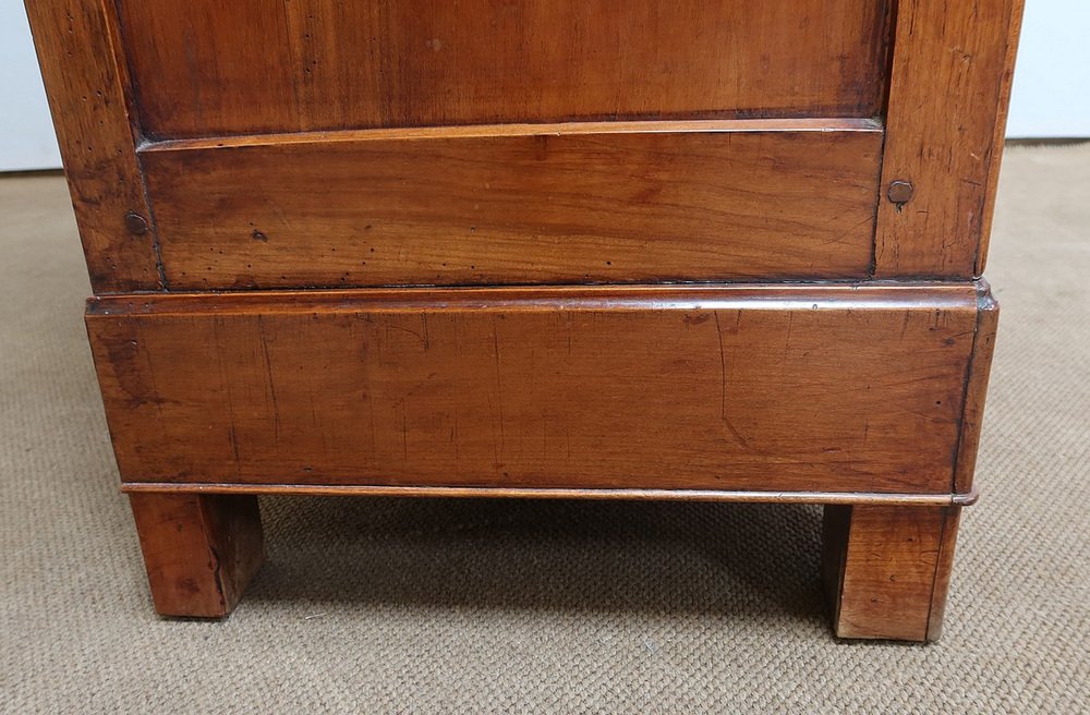 19th Century Cherry Library Cabinet