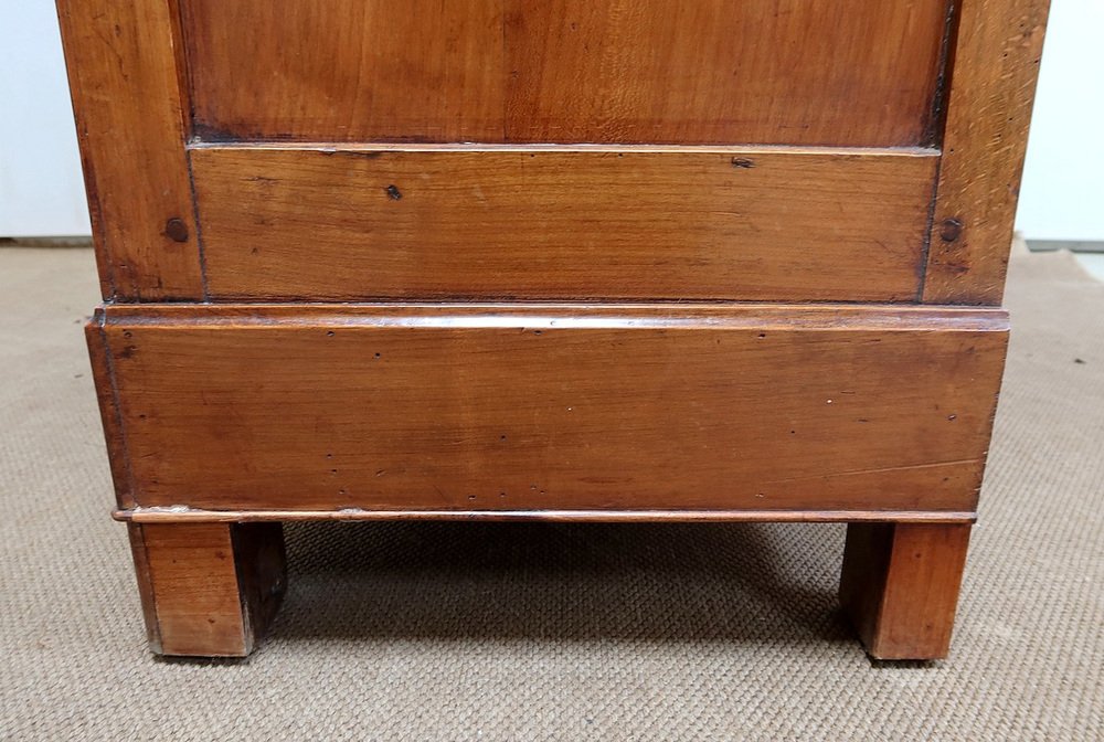 19th Century Cherry Library Cabinet