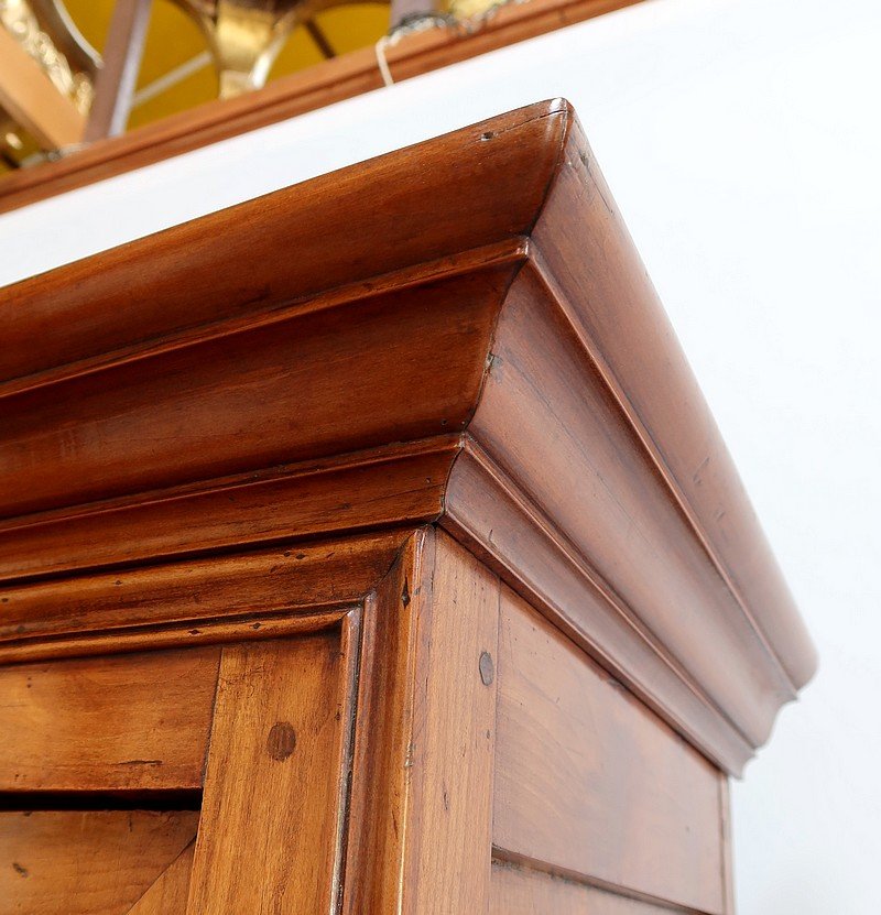 19th Century Cherry Library Cabinet