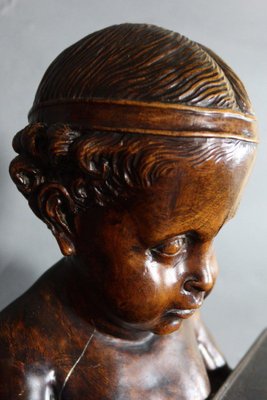 19th Century Child Servant Sculpture-WSV-1453158