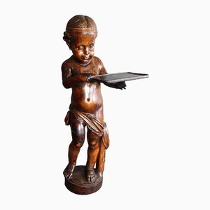 19th Century Child Servant Sculpture-WSV-1453158