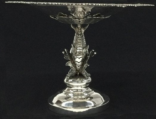 19th Century Chinese Export Silver Tazza by Tien Shing, Hong Kong-UCH-1224681