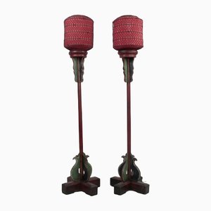 19th Century Chinese Floor Lamps, Set of 2-FTN-1363323