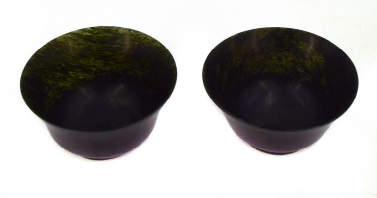 19th Century Chinese Jade Bowls, Set of 2-ZCI-751992