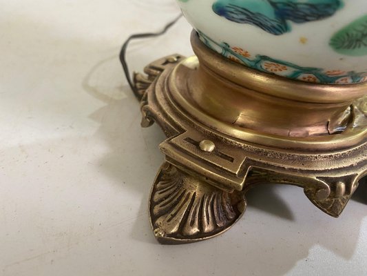 19th Century Chinese Table Lamp on Brass Mount-UR-1734470