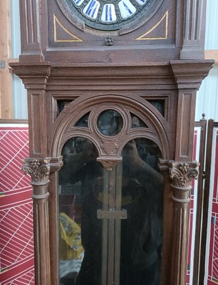 19th Century Clock with Hand-Painted Portraits-AED-1752434