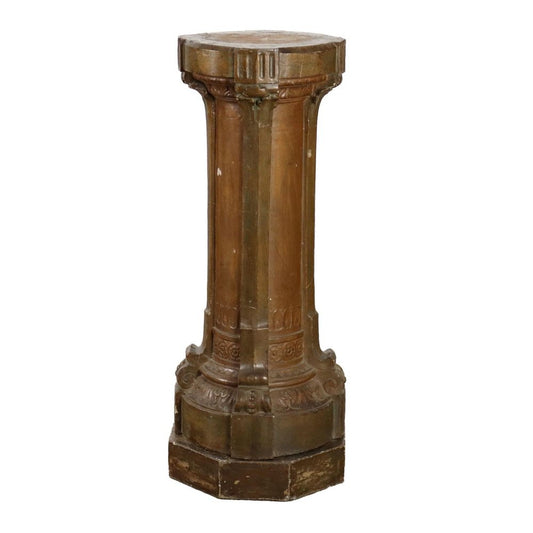 19th Century Column in Terracotta, Italy