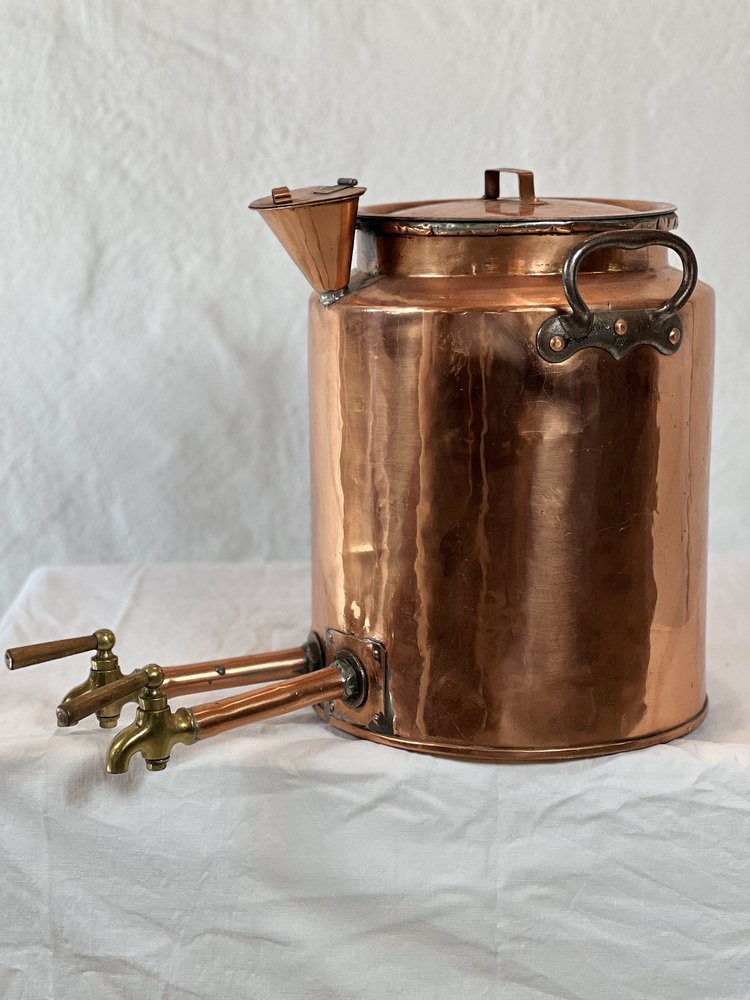 19th Century Copper Double Taps in Brass