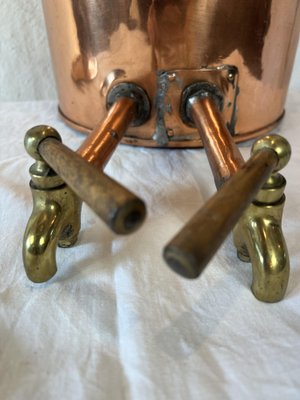 19th Century Copper Double Taps in Brass-IJL-1702229