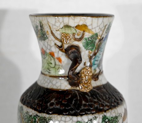 19th Century Crackled Earthenware Vase, Nanjing, China-RVK-1420428