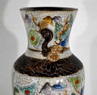 19th Century Crackled Earthenware Vase, Nanjing, China-RVK-1420428