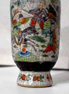 19th Century Crackled Earthenware Vase, Nanjing, China-RVK-1420428