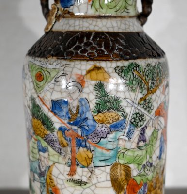 19th Century Crackled Earthenware Vase, Nanjing, China-RVK-1420428