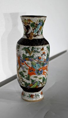 19th Century Crackled Earthenware Vase, Nanjing, China-RVK-1420428