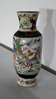 19th Century Crackled Earthenware Vase, Nanjing, China-RVK-1420428