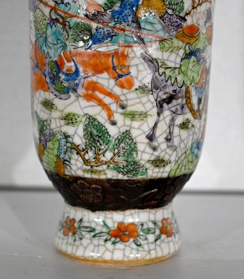 19th Century Crackled Earthenware Vase, Nanjing, China-RVK-1420428