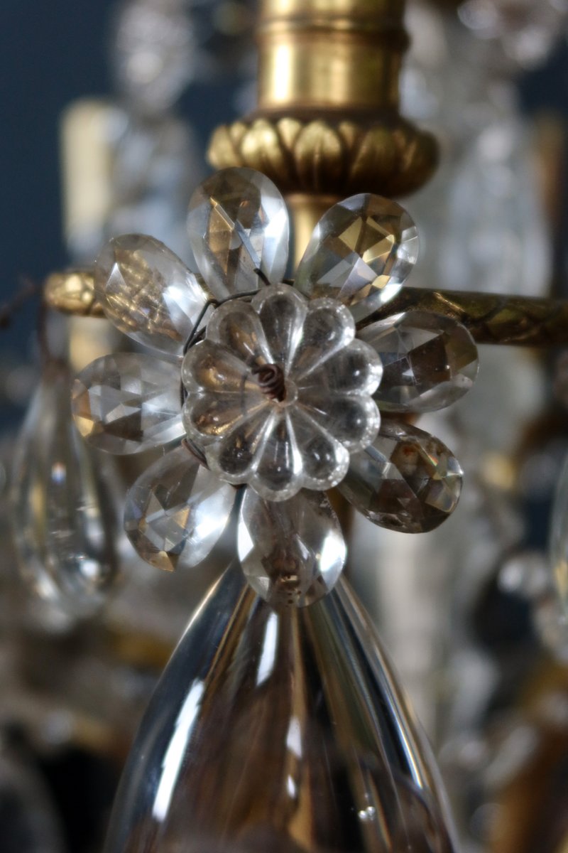 19th Century Crystal Chandelier