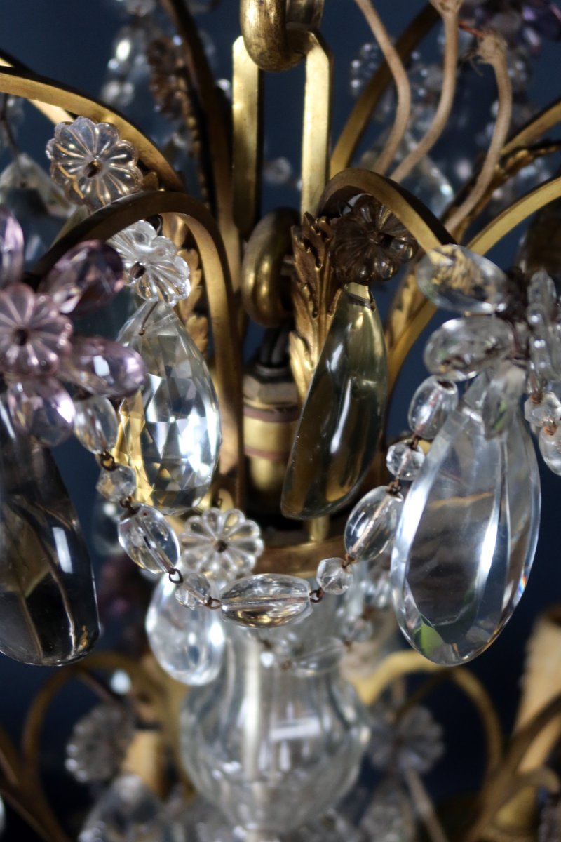 19th Century Crystal Chandelier