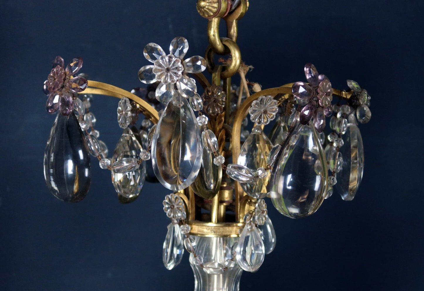 19th Century Crystal Chandelier