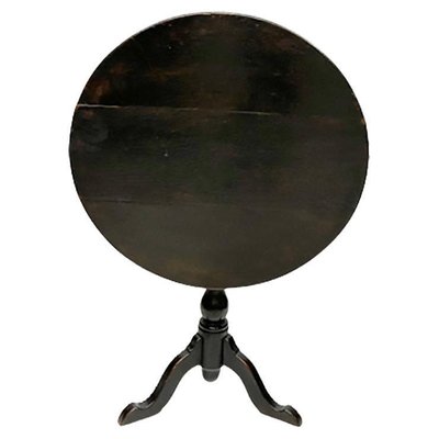 19th Century Dark Oak Tilt-Top Tripod Table-UCH-1288579