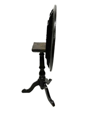 19th Century Dark Oak Tilt-Top Tripod Table-UCH-1288579