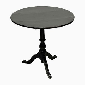 19th Century Dark Oak Tilt-Top Tripod Table-UCH-1288579