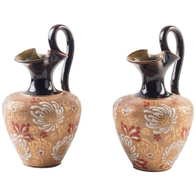 19th Century Decorative Jugs from Royal Doulton, Set of 2-ZCI-752244