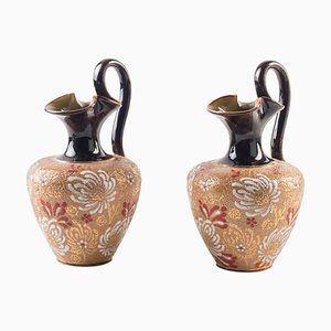 19th Century Decorative Jugs from Royal Doulton, Set of 2-ZCI-752244