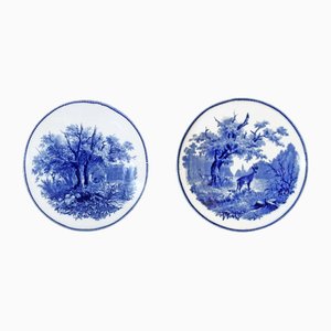 19th Century Decorative Plates from Villeroy & Boch, 1890s, Set of 2-YZB-1822921