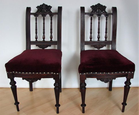 19th Century Dining Chairs, Set of 2-XHP-1241339