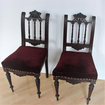 19th Century Dining Chairs, Set of 2-XHP-1241339