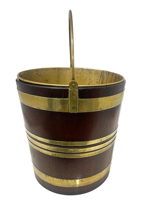 19th Century Dutch Brass Bound Water Bucket