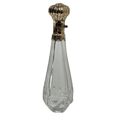 19th Century Dutch Crystal and Gold Perfume Bottle-UCH-1224883